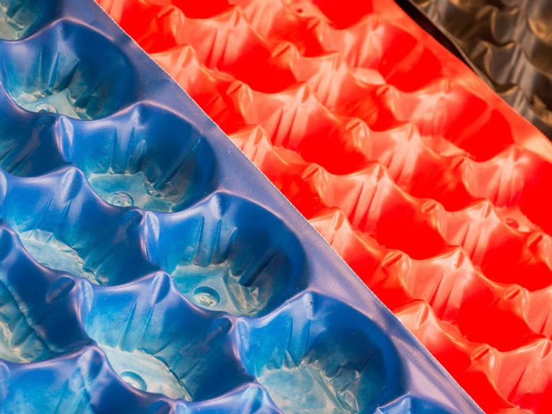 Alveoli in plastica